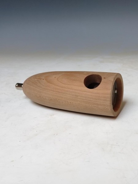 Muskatmühle aus Birnbaum, Muskatreibe