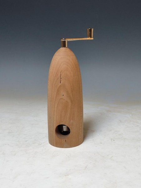 Muskatmühle aus Birnbaum, Muskatreibe